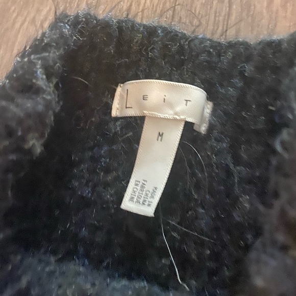 Keith mock neck sweater black/gray M - Picture 5 of 6